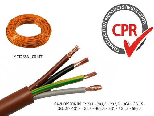 Cavo gommato fs18or18 fror - gommato, ex